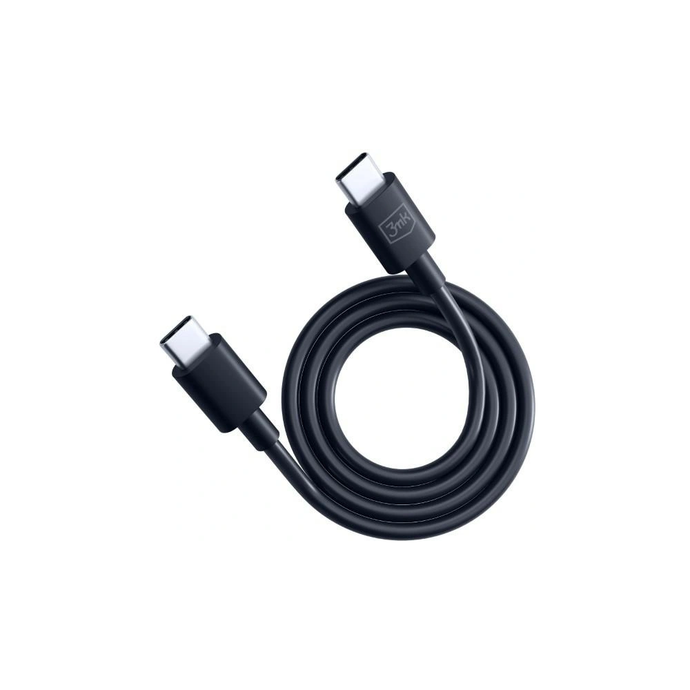 Kabel 3MK Hyper USB-C / USB-C 100W 1.2m Czarny/Black